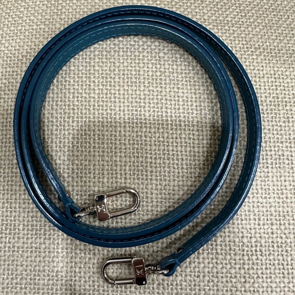 Louis Vuitton Strap - For Blue Cyan Shoulder Bag Epi Alma BB
